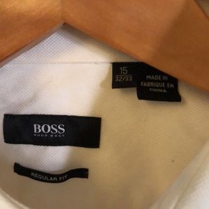 Hugo Boss White 15 neck 32/33 arm length